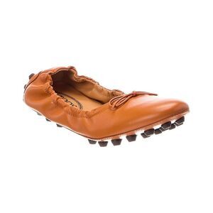 Tod's Leather Flat, Brown